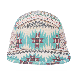 Jacquard 5 Panel Hat - Trendy Aztec