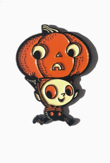 The Fantasmical World of Rhode Montijo Tricky Trickies Pumpkin Enamel Pin