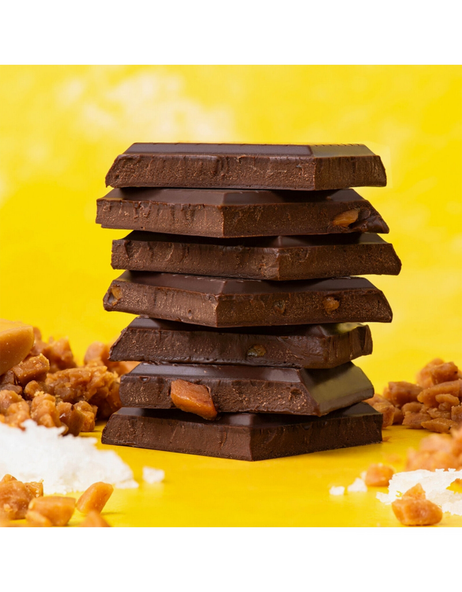 Salted Toffee Crackle Truffle Bar
