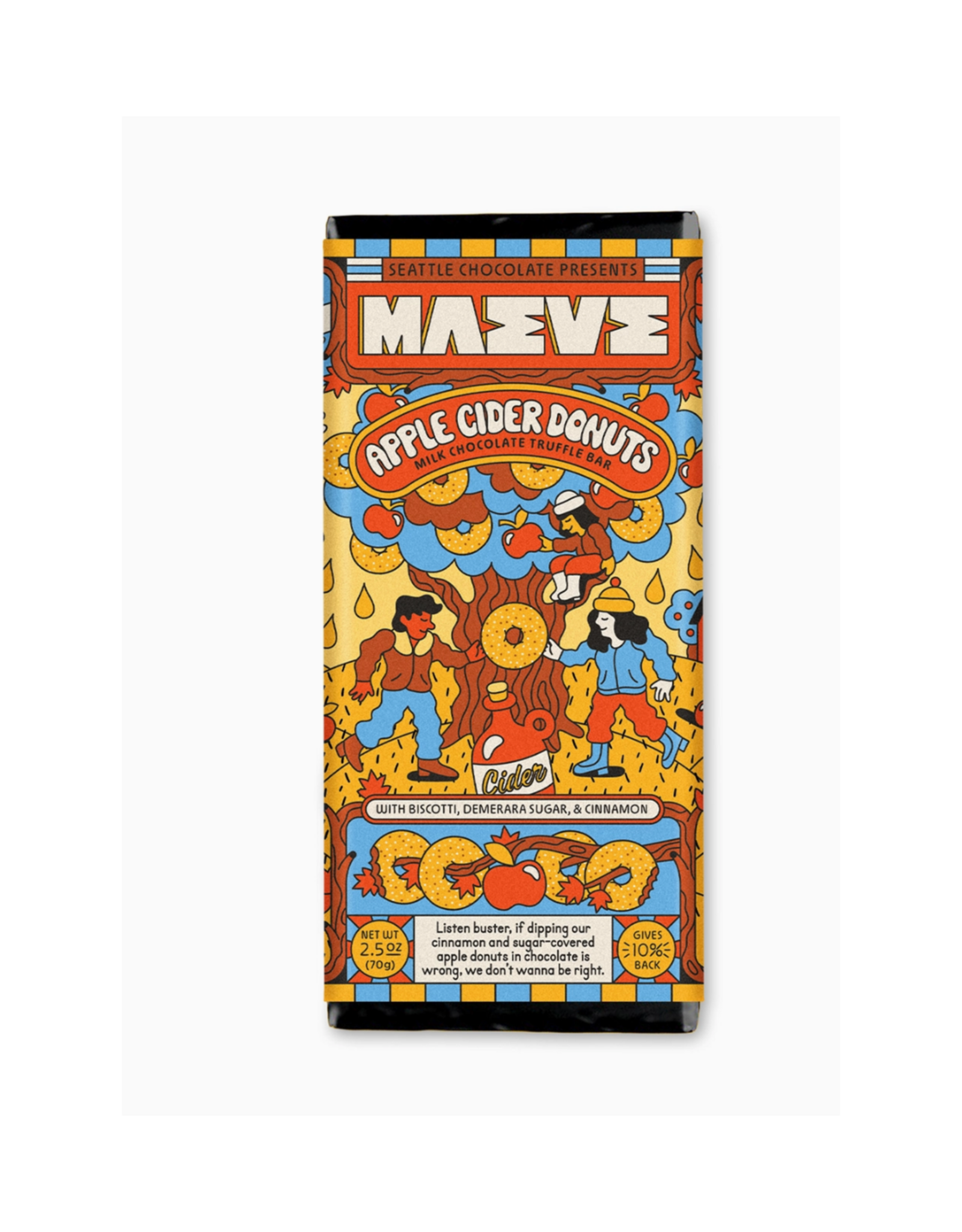 Apple Cider Donuts Truffle Bar