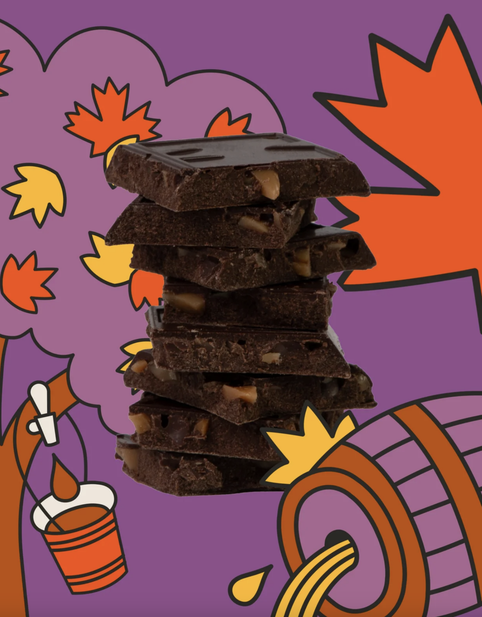 Maple Bourbon Truffle Bar