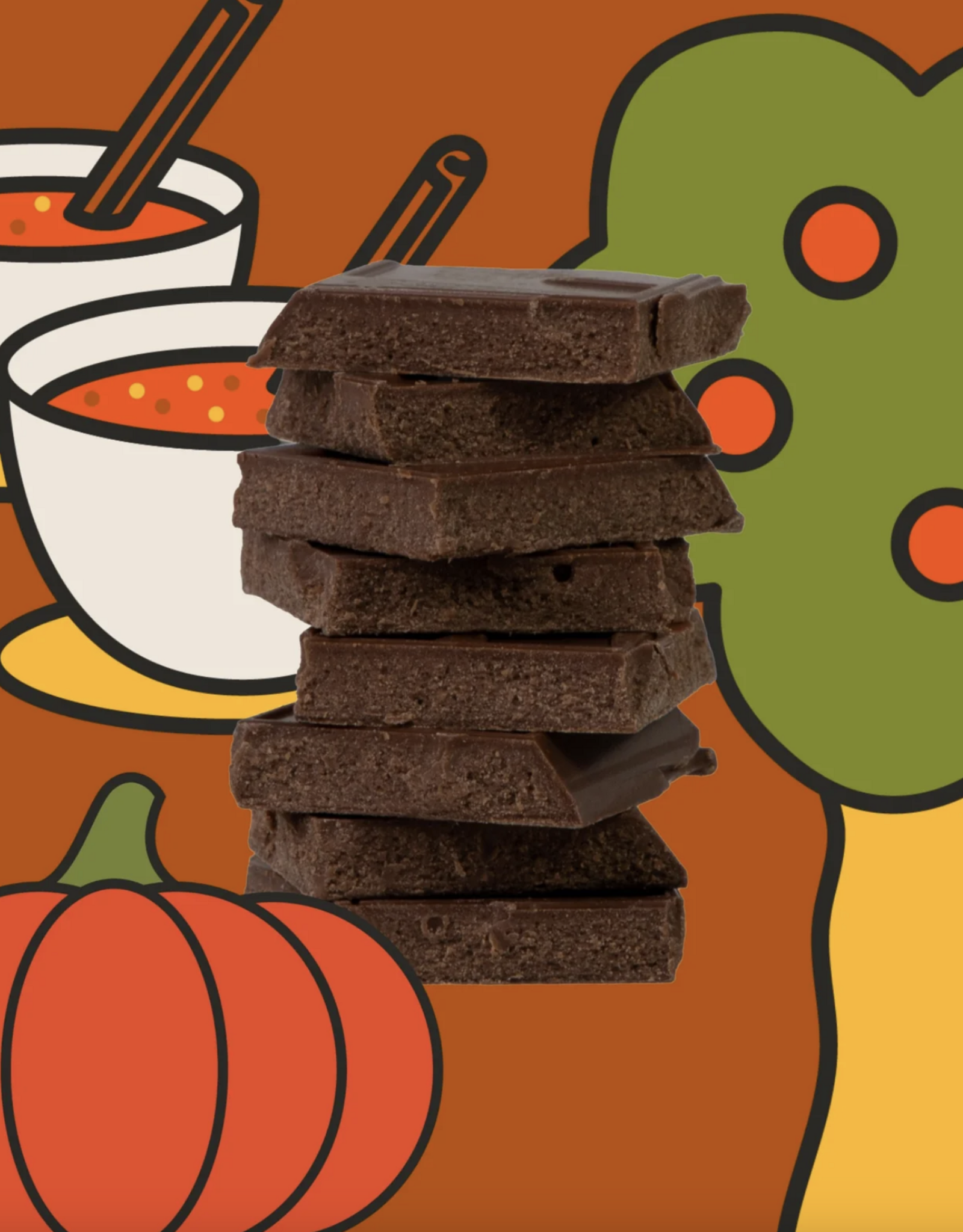 Pumpkin Spice Chai Chocolate Truffle Bar