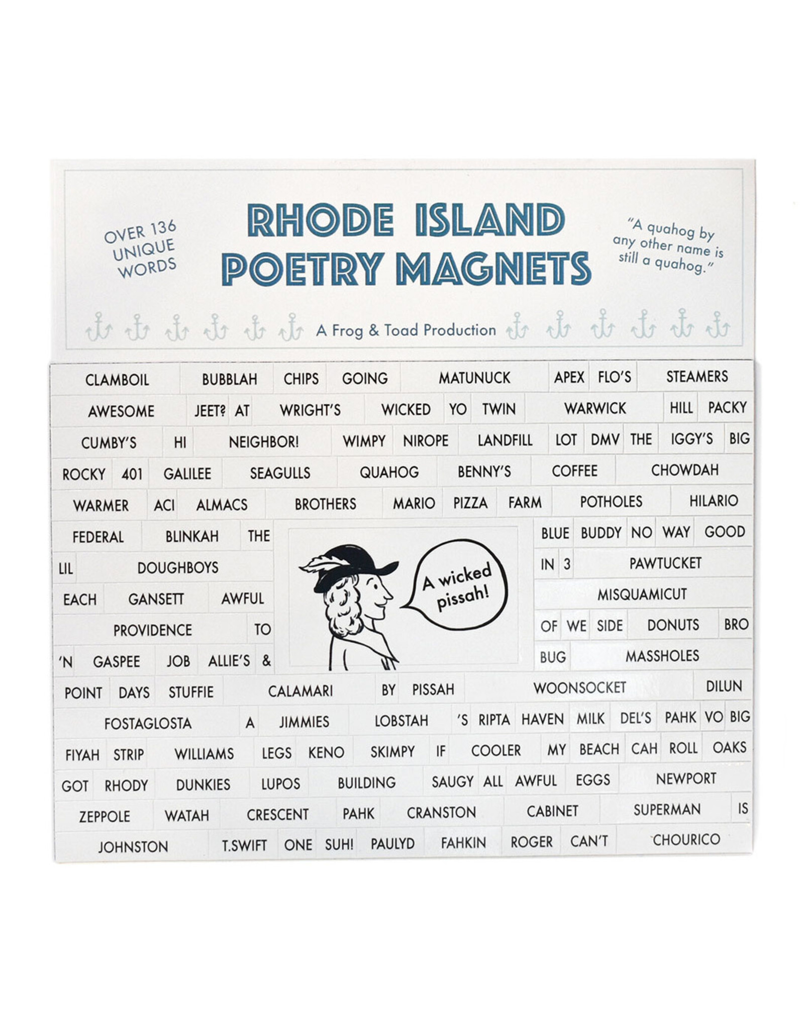 Rhode Island Magnetic Poetry Vol 1.