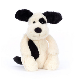 Bashful Black & Cream Puppy Medium