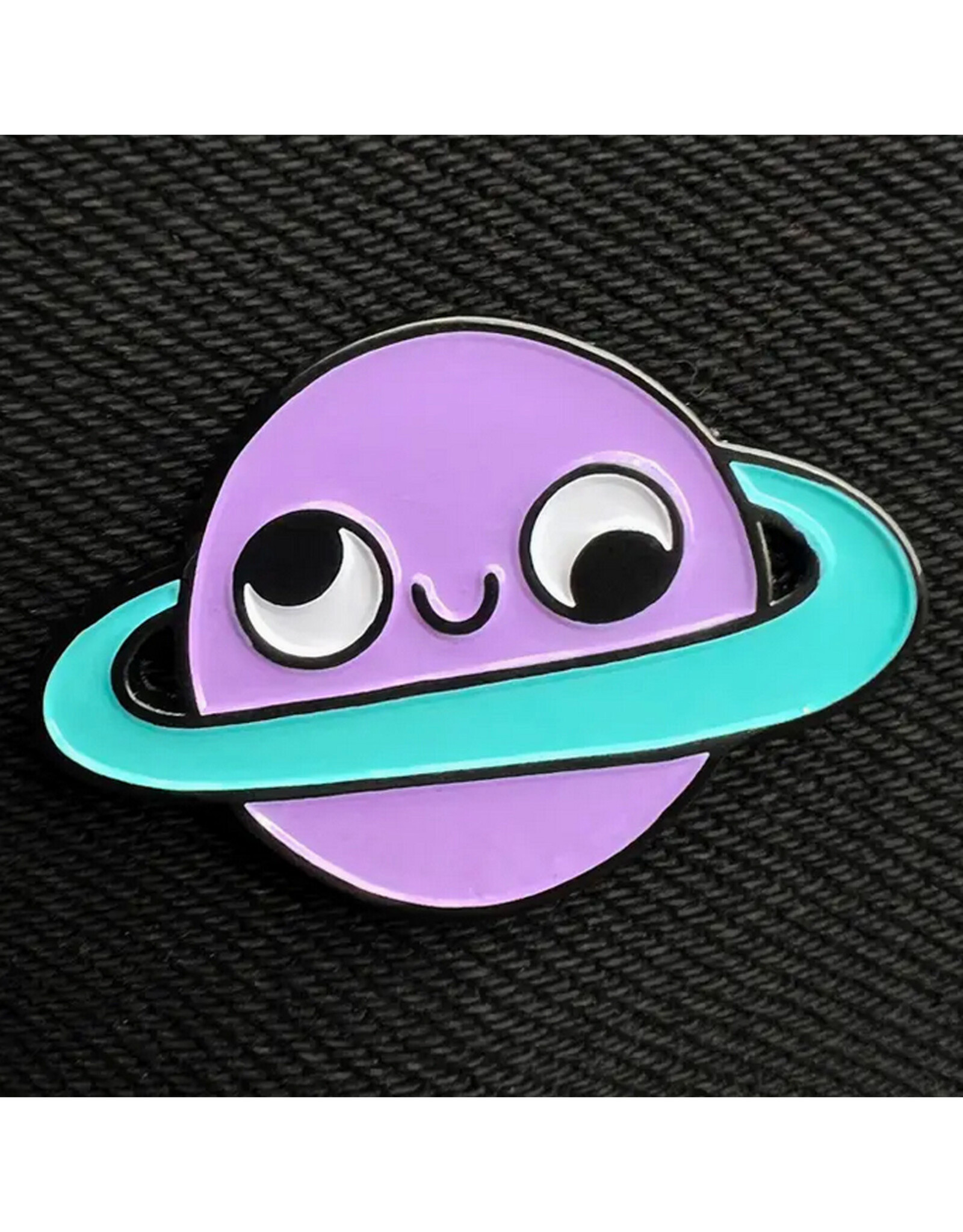 Silly Saturn Enamel Pin