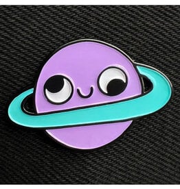 Silly Saturn Enamel Pin