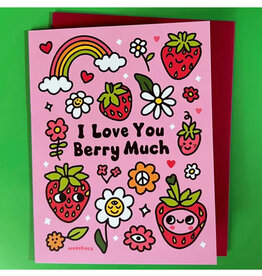 I Love You Berry Much Greeting Card
