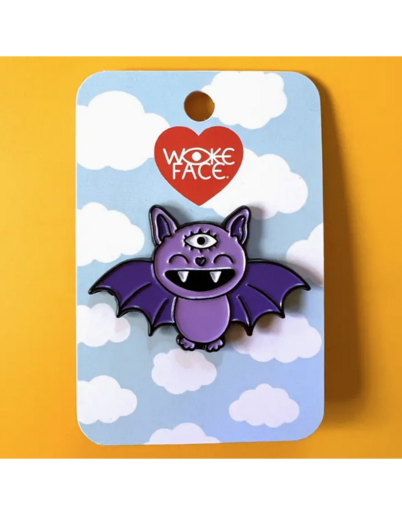 Third Eye Bat Enamel Pin