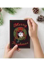 Merry Trashmas Opossum Greeting Card Merry Trashmas Opossum Greeting Card