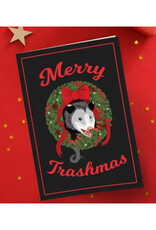 Merry Trashmas Opossum Greeting Card Merry Trashmas Opossum Greeting Card