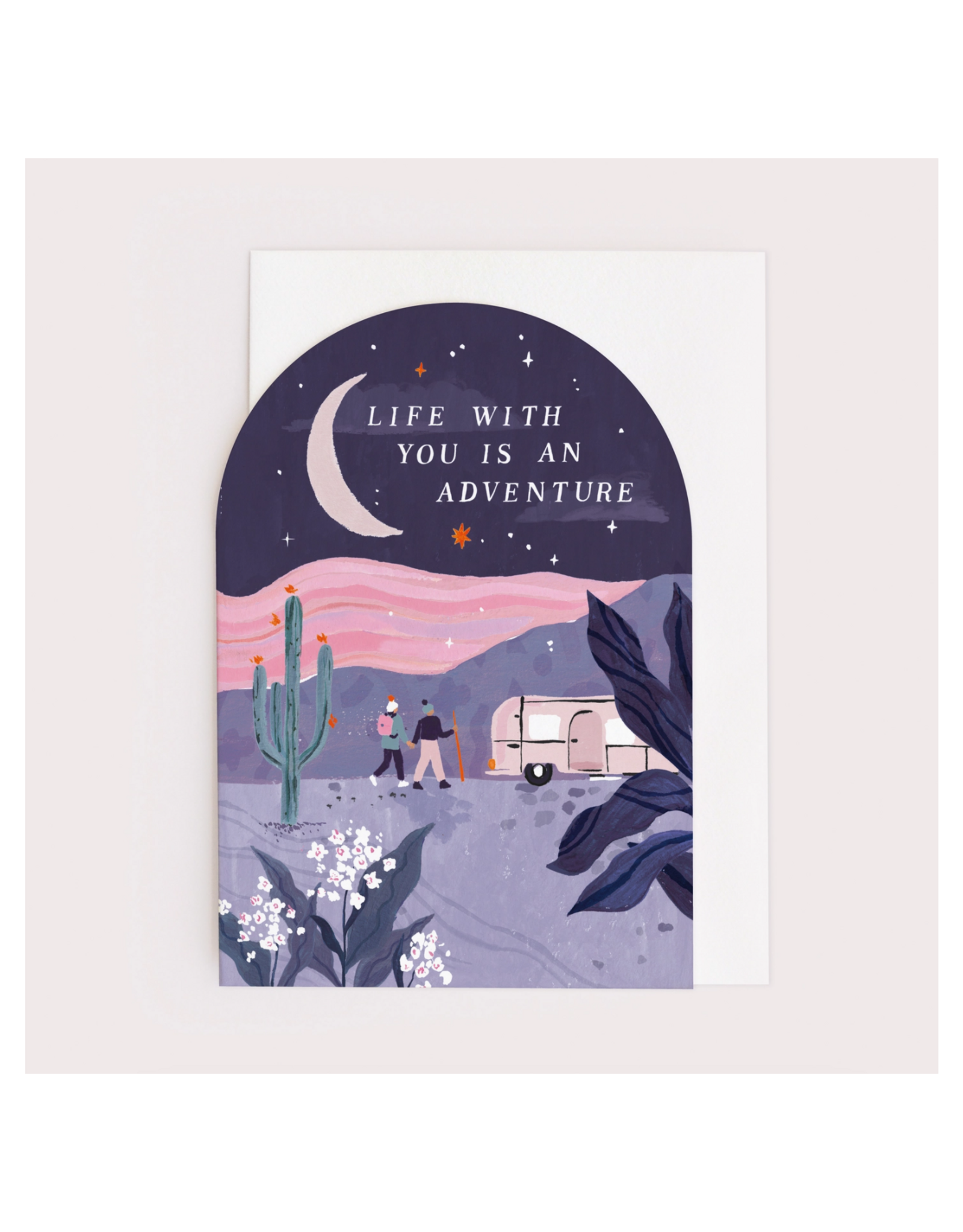 Desert Life Is An Adventure With You Greeting Card
