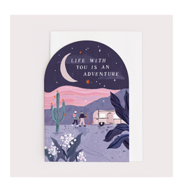 Desert Life Is An Adventure With You Greeting Card