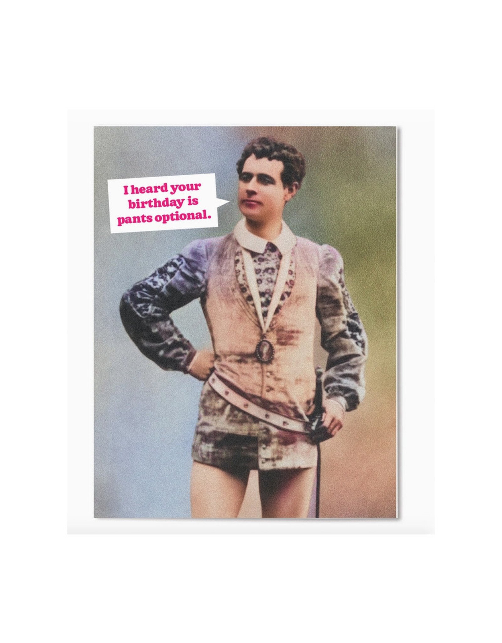 Pants Optional Birthday Card