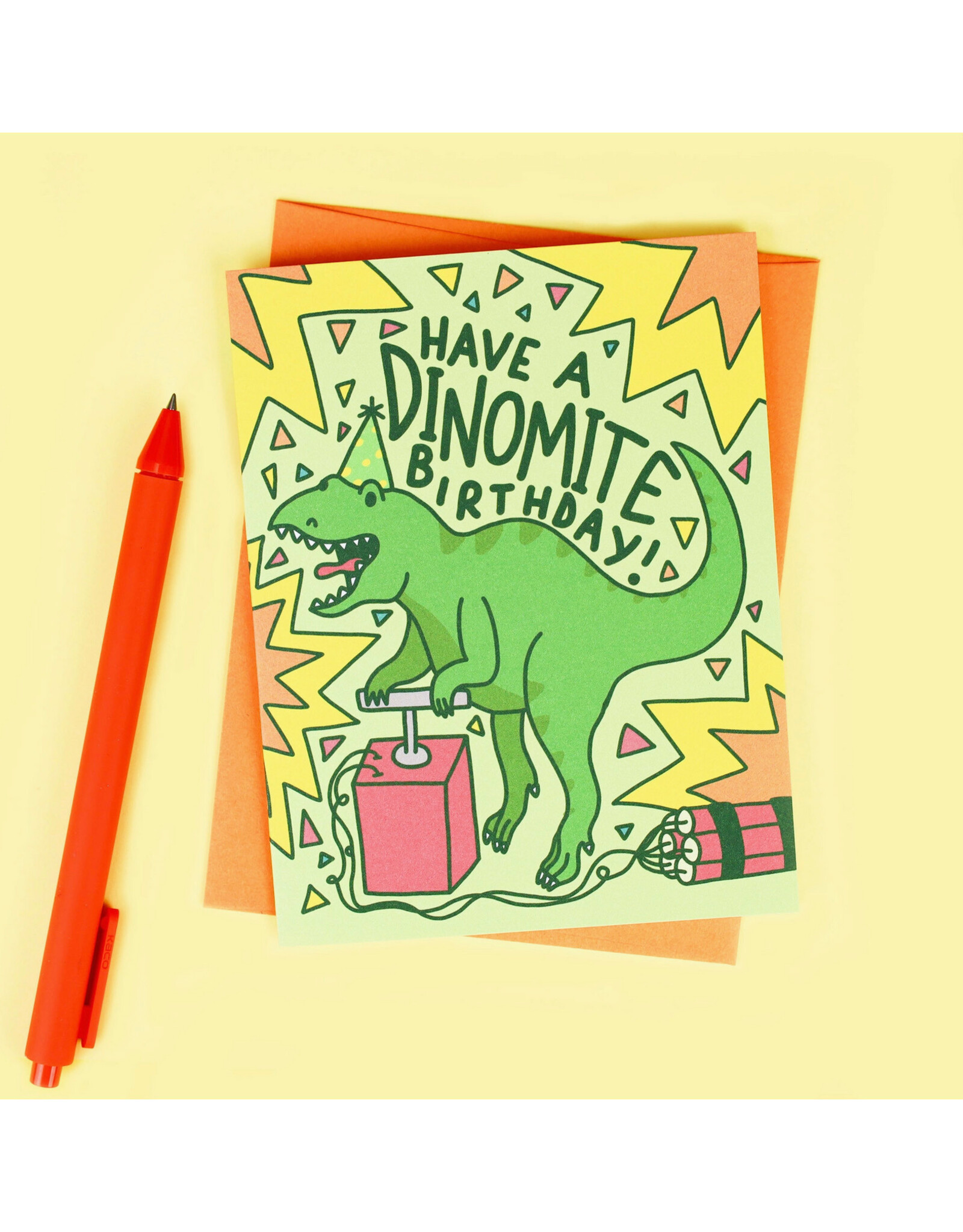Have a Dino-mite Birthday Greeting Card