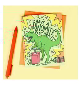 Have a Dino-mite Birthday Greeting Card