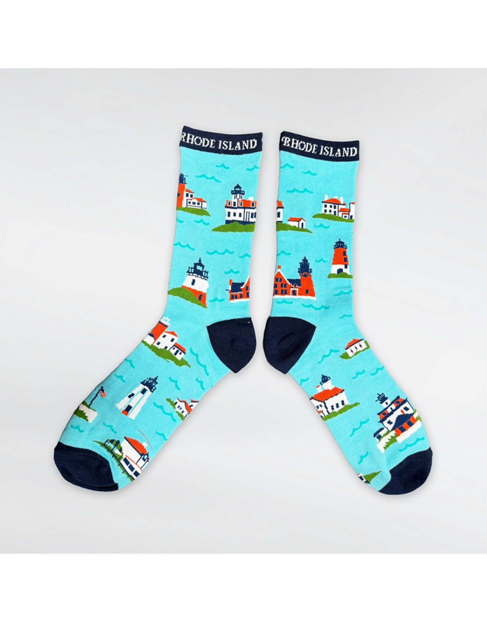 Rhode Island Lighthouses Socks