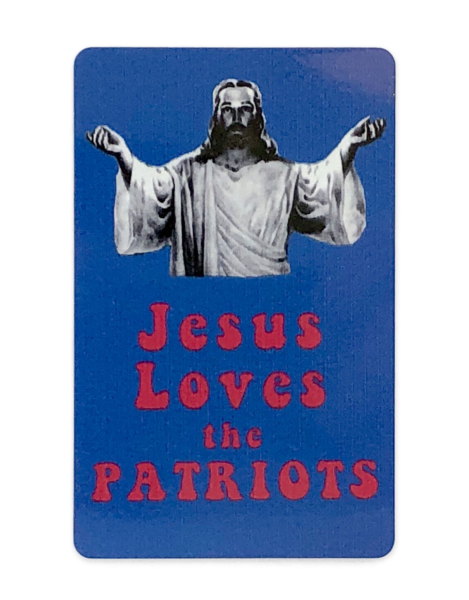 Jesus Loves the Patriots Magnet