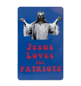 Jesus Loves the Patriots Magnet