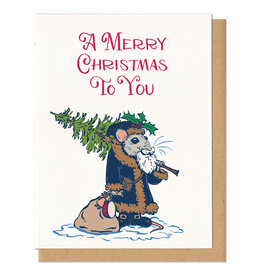 A Merry Christmas to You Mouse Greeting Card