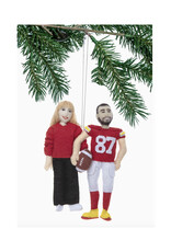 Taylor and Travis Felt Ornament
