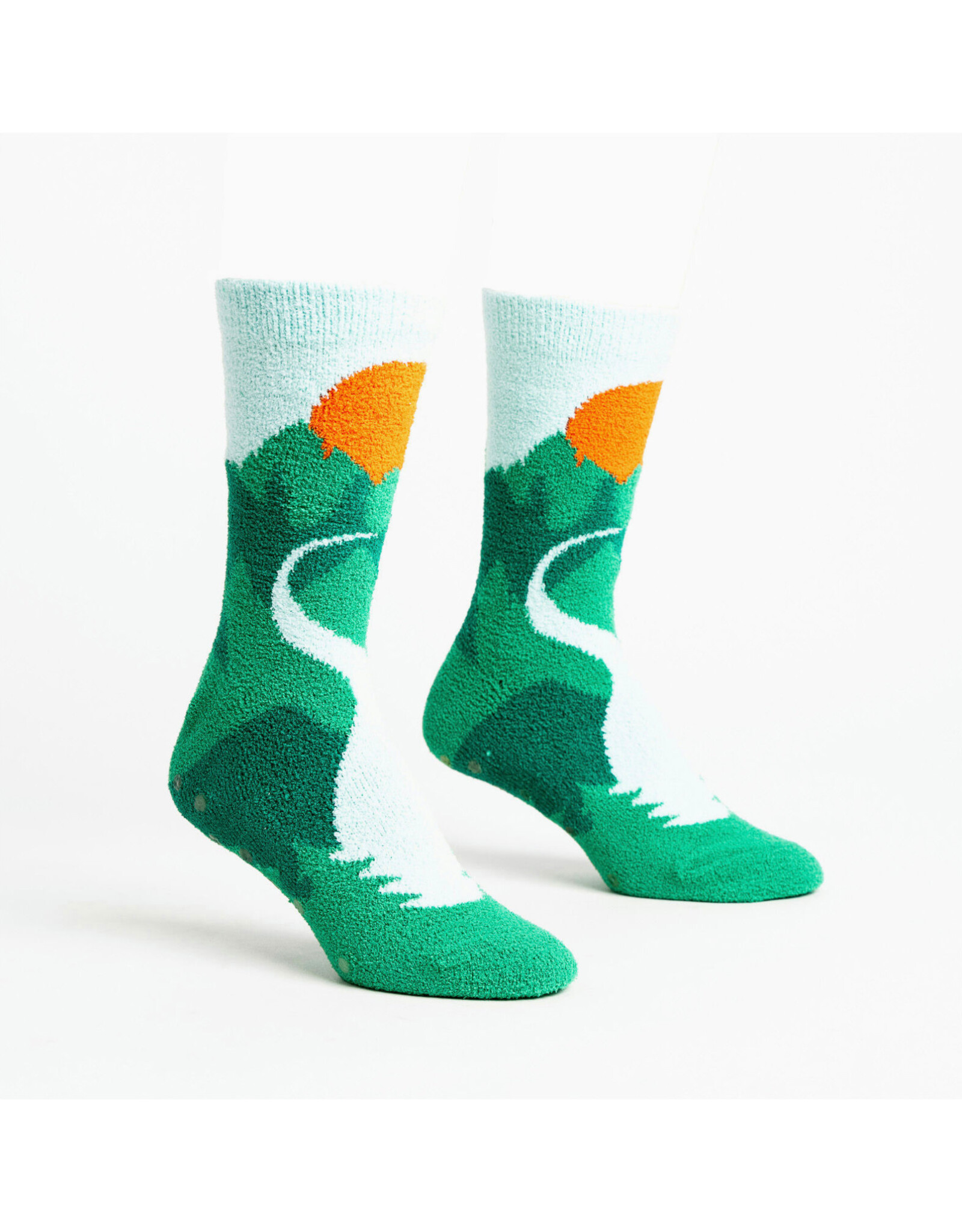 The Mountains Are Calling Slipper Socks