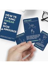 How To Swear in Sign Language Card Pack