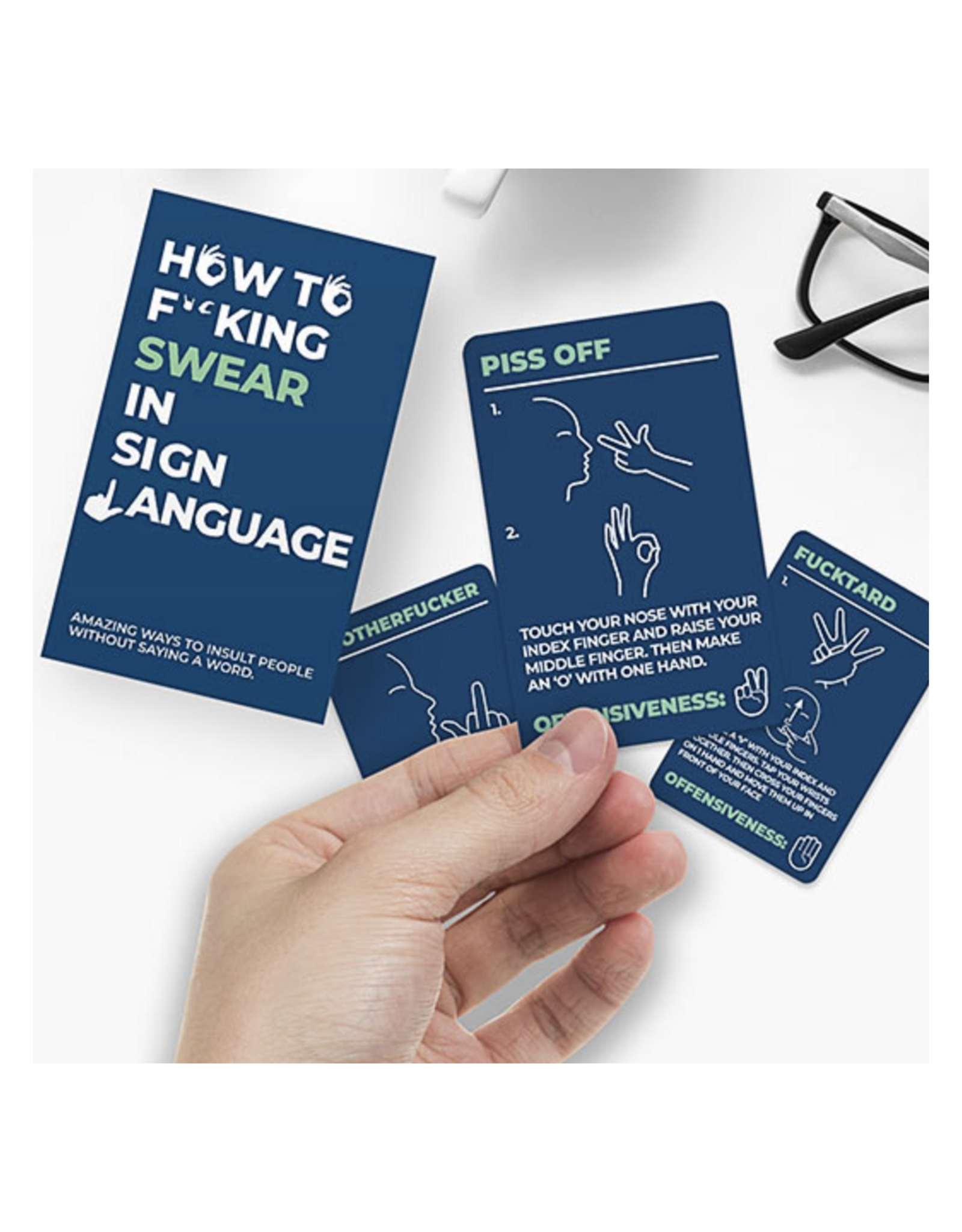 How To Swear in Sign Language Card Pack