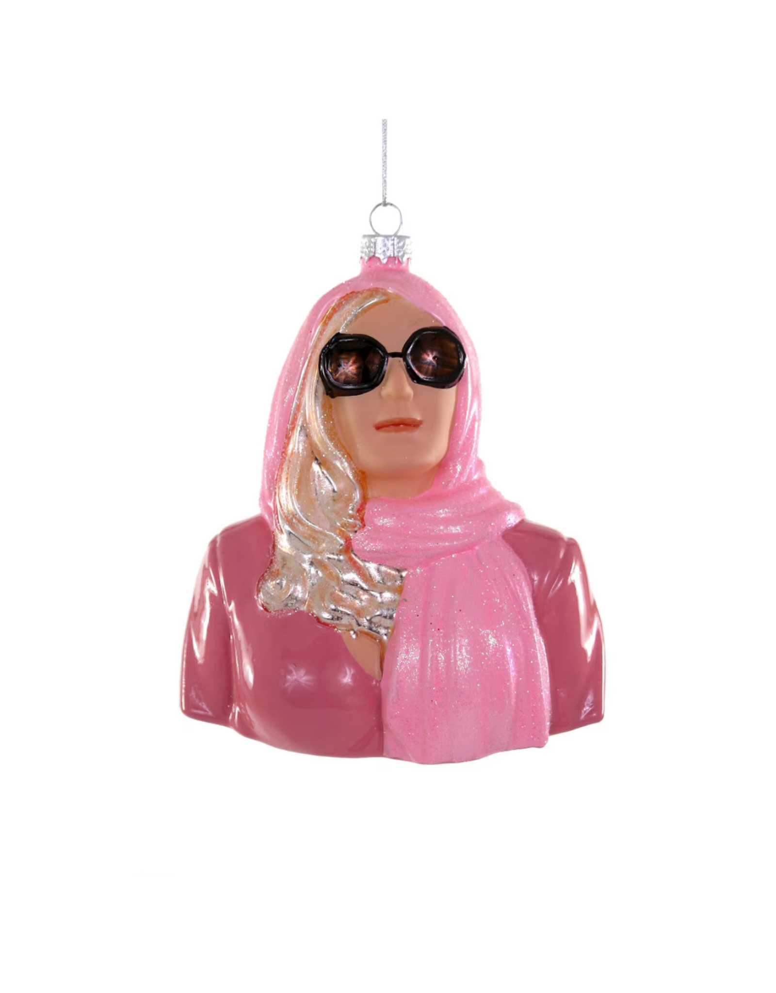 Tanya (The White Lotus) Glass Ornament