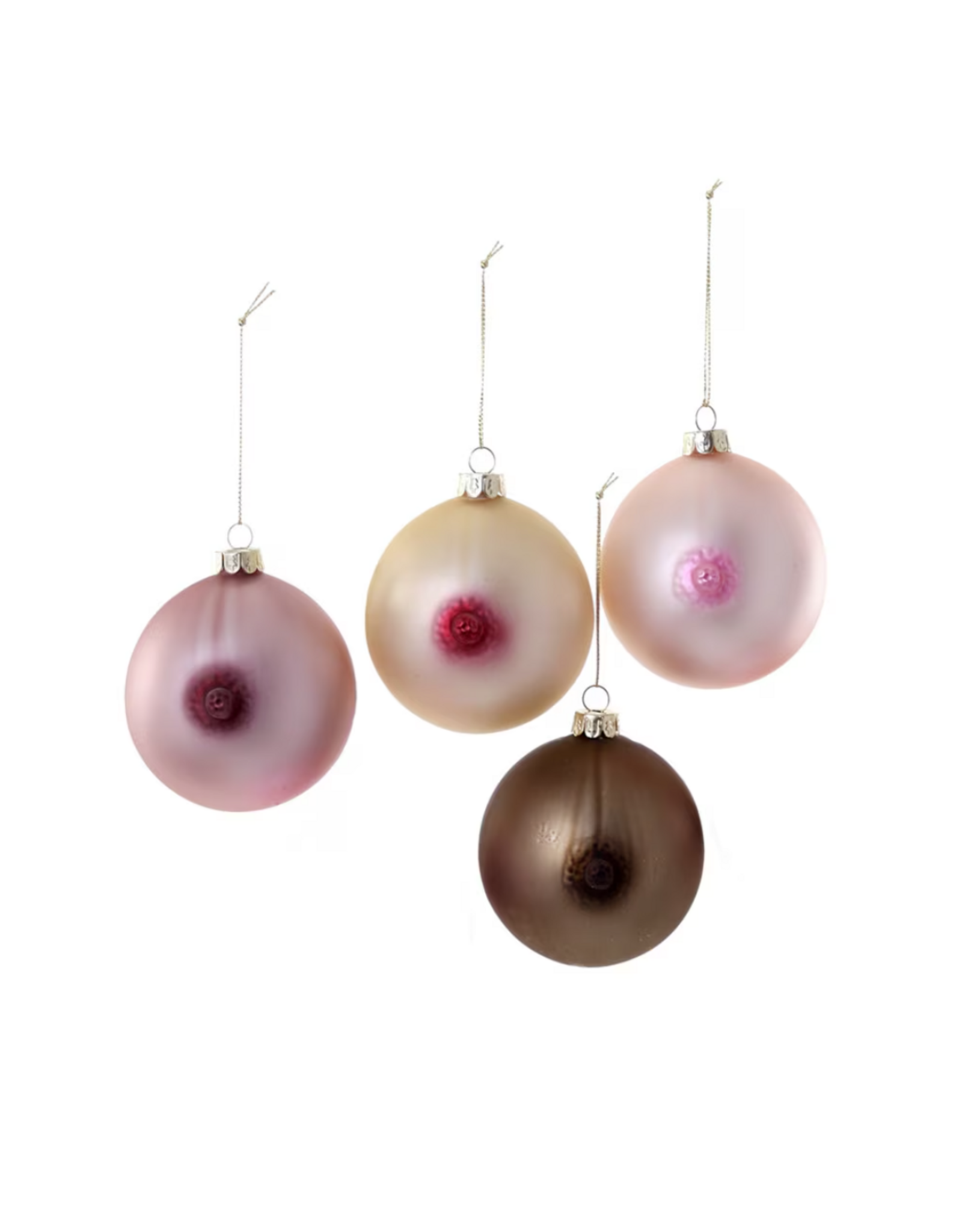 Boob Glass Ornament (Assorted)