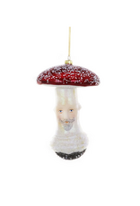 Mushroom Fellow Glass Ornament