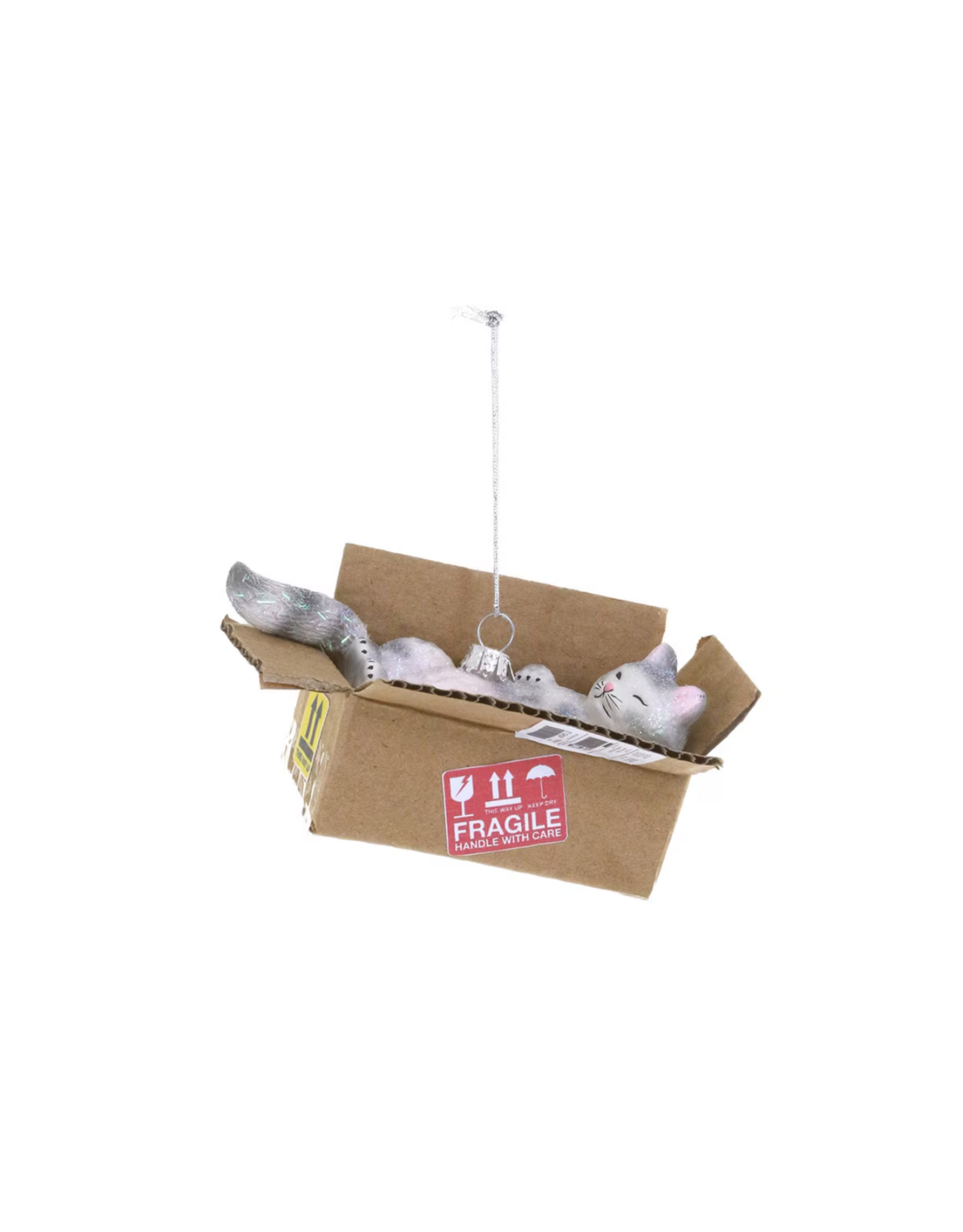Best Cat Toy Glass Ornament