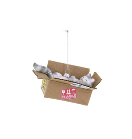 Best Cat Toy Glass Ornament