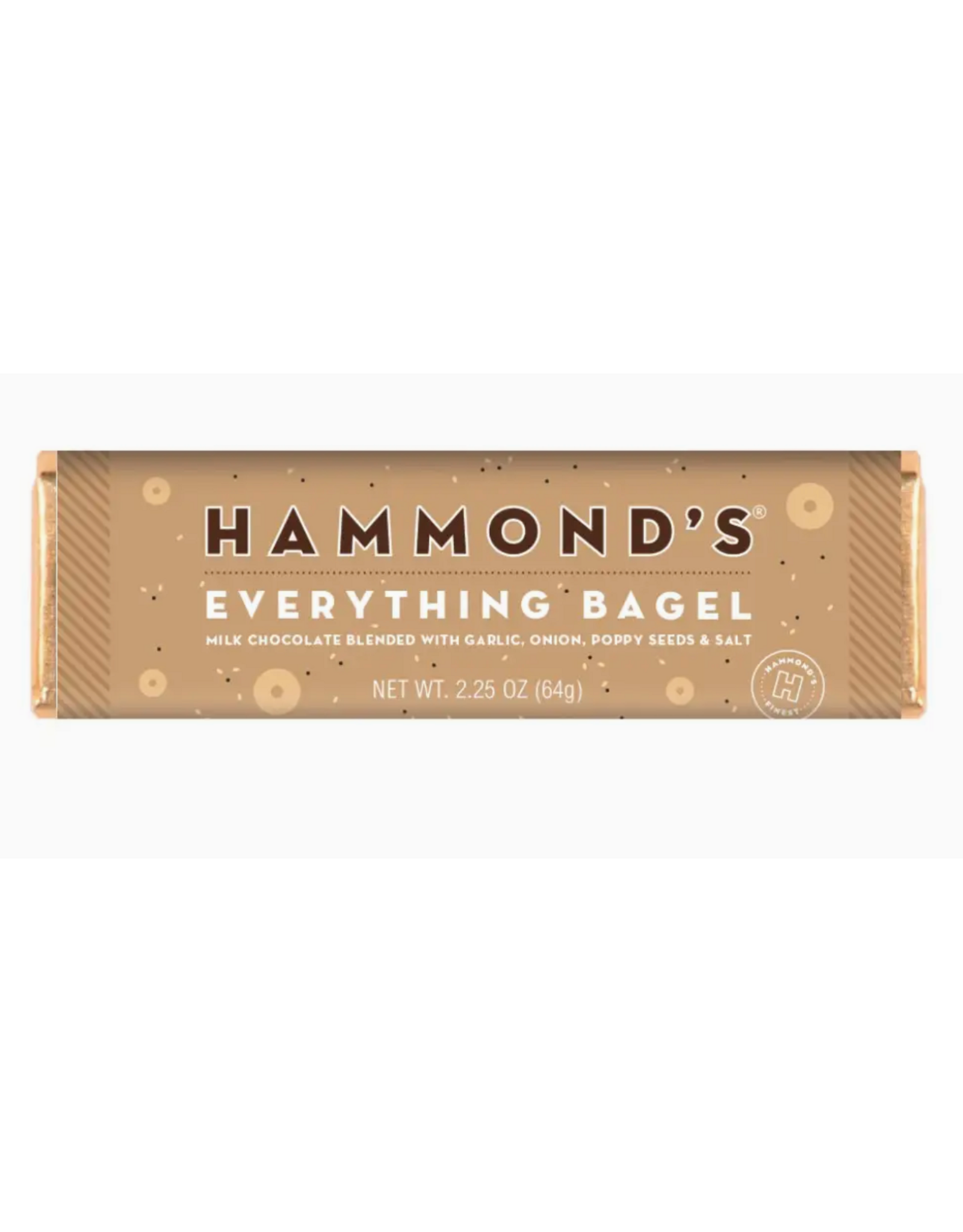 Hammond's Everything Bagel Milk Chocolate Bar