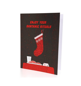 Enjoy Your Santanic Rituals Greeting Card