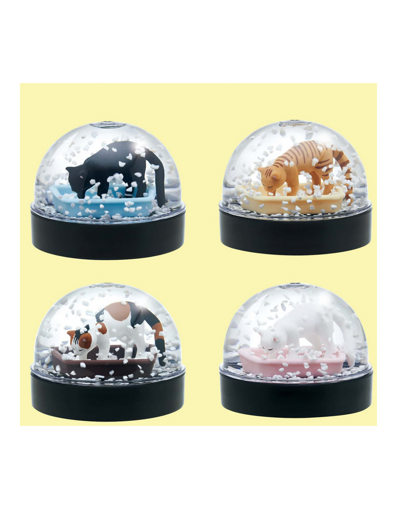 Cat Litter Snow Globe Blind Box
