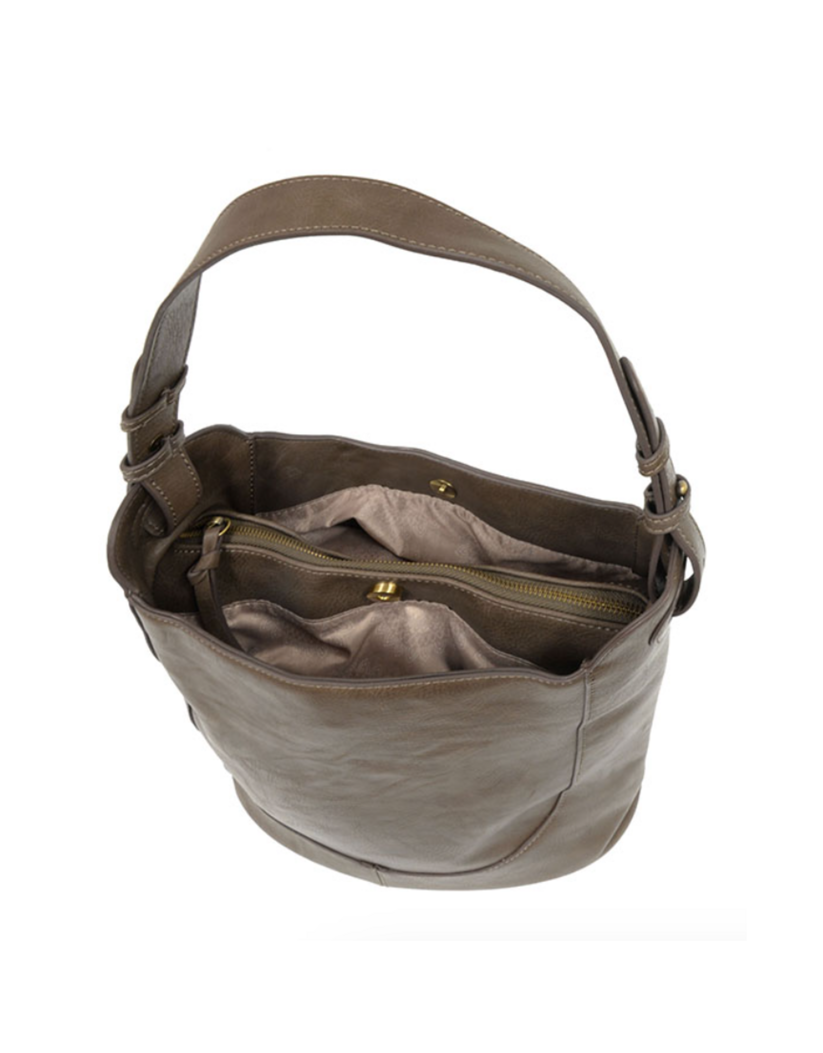 Adele Large Bucket Bag - Mushroom