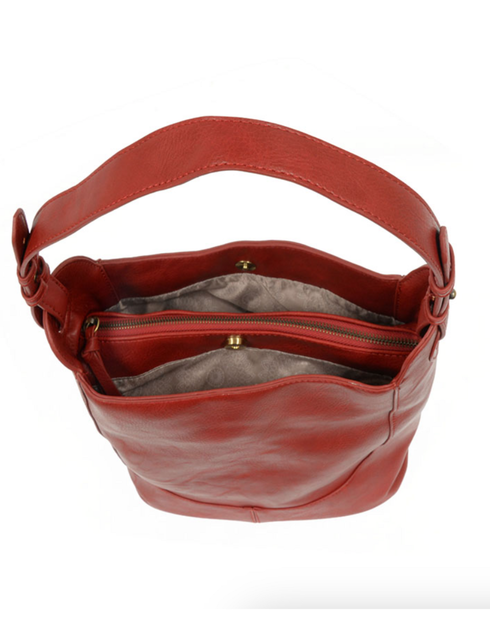 Adele Large Bucket Bag - Scarlet