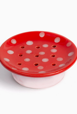Red Mushroom Soap Dish