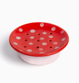 Red Mushroom Soap Dish