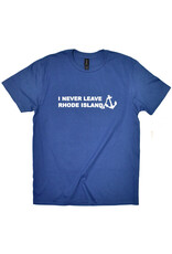 I Never Leave Rhode Island Shirt