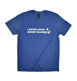 I Never Leave Rhode Island Shirt