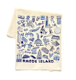 Rhode Island Doodles Tea Towel