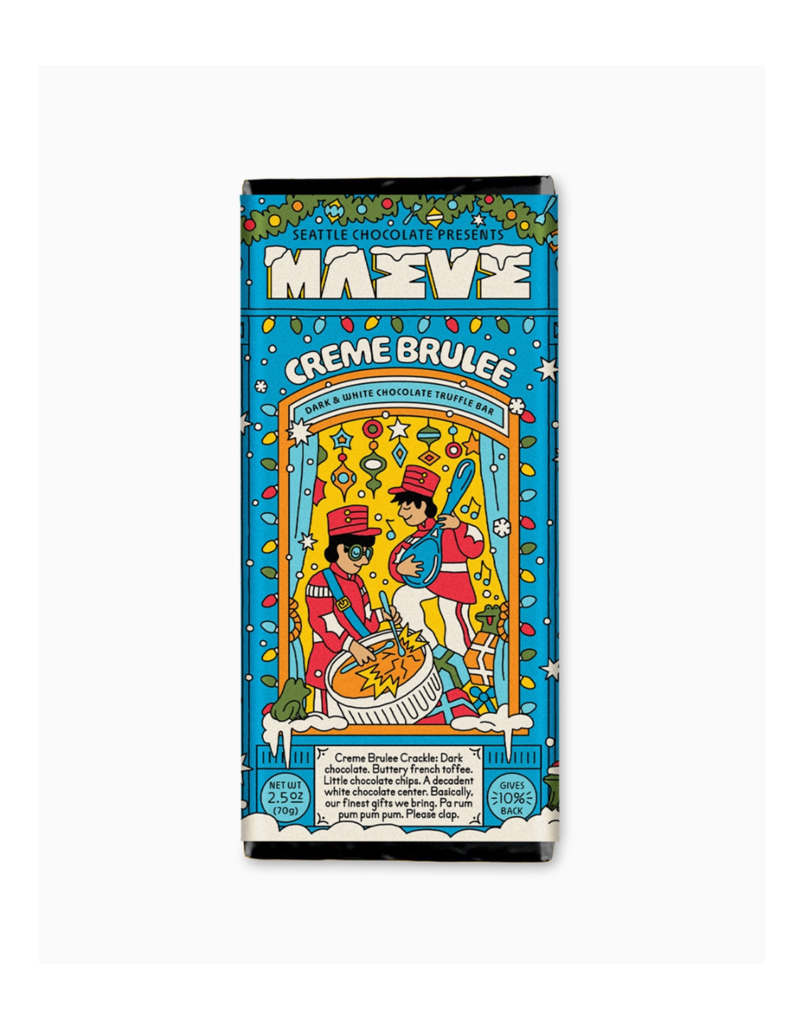 Crème Brûlée Crackle Truffle Bar