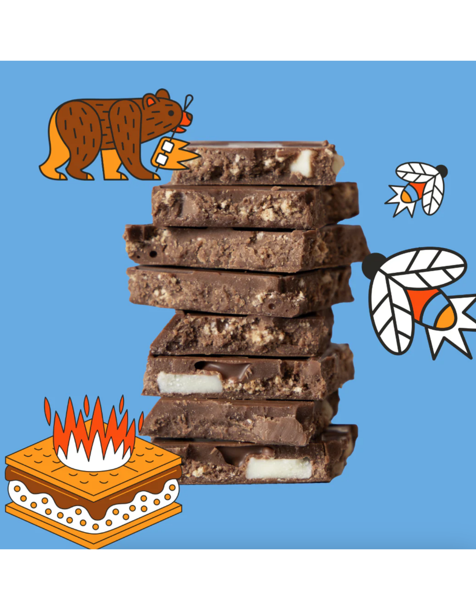 Cabin Smores Milk Chocolate Bar