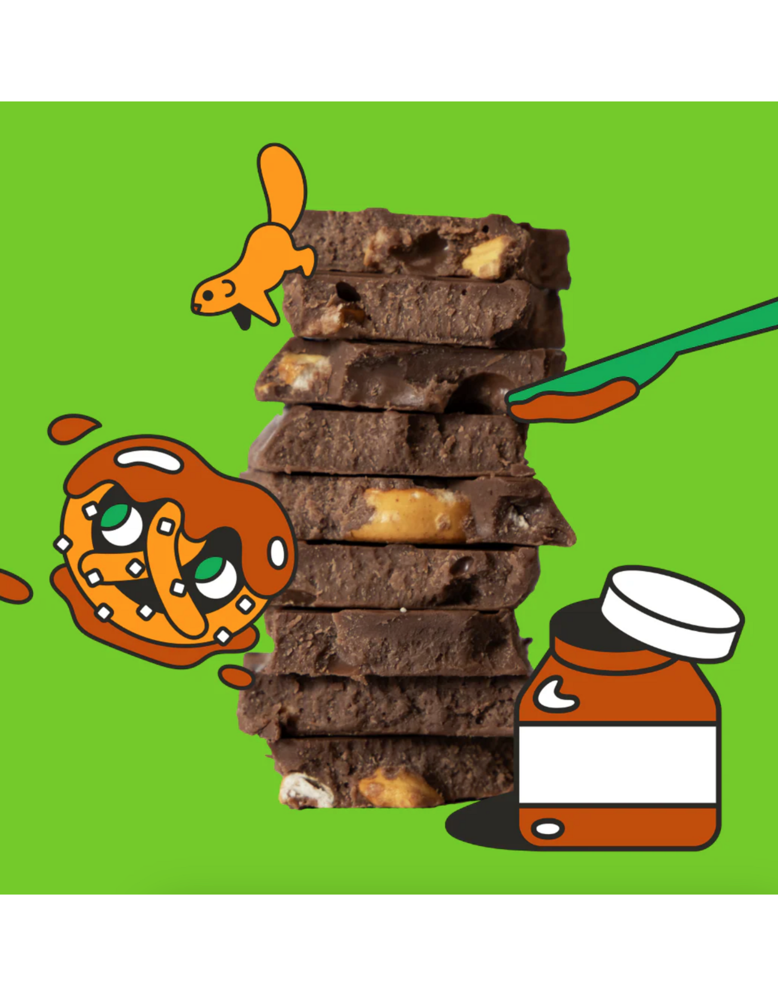 Nutbutter Pretzel Milk Chocolate Truffle Bar