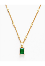 Emerald Holiday Necklace