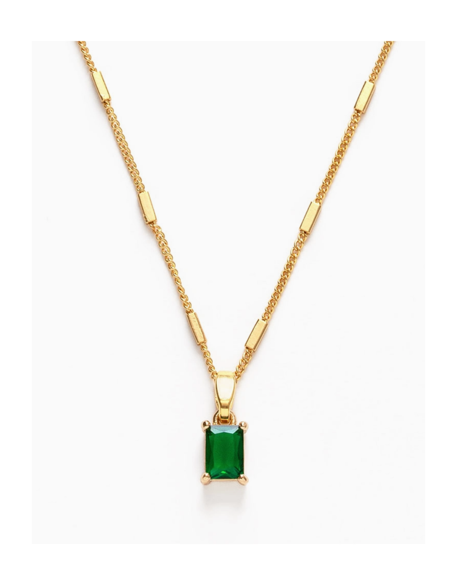 Emerald Holiday Necklace