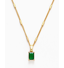 Emerald Holiday Necklace