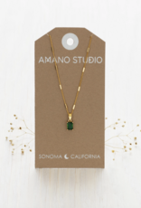 Emerald Holiday Necklace