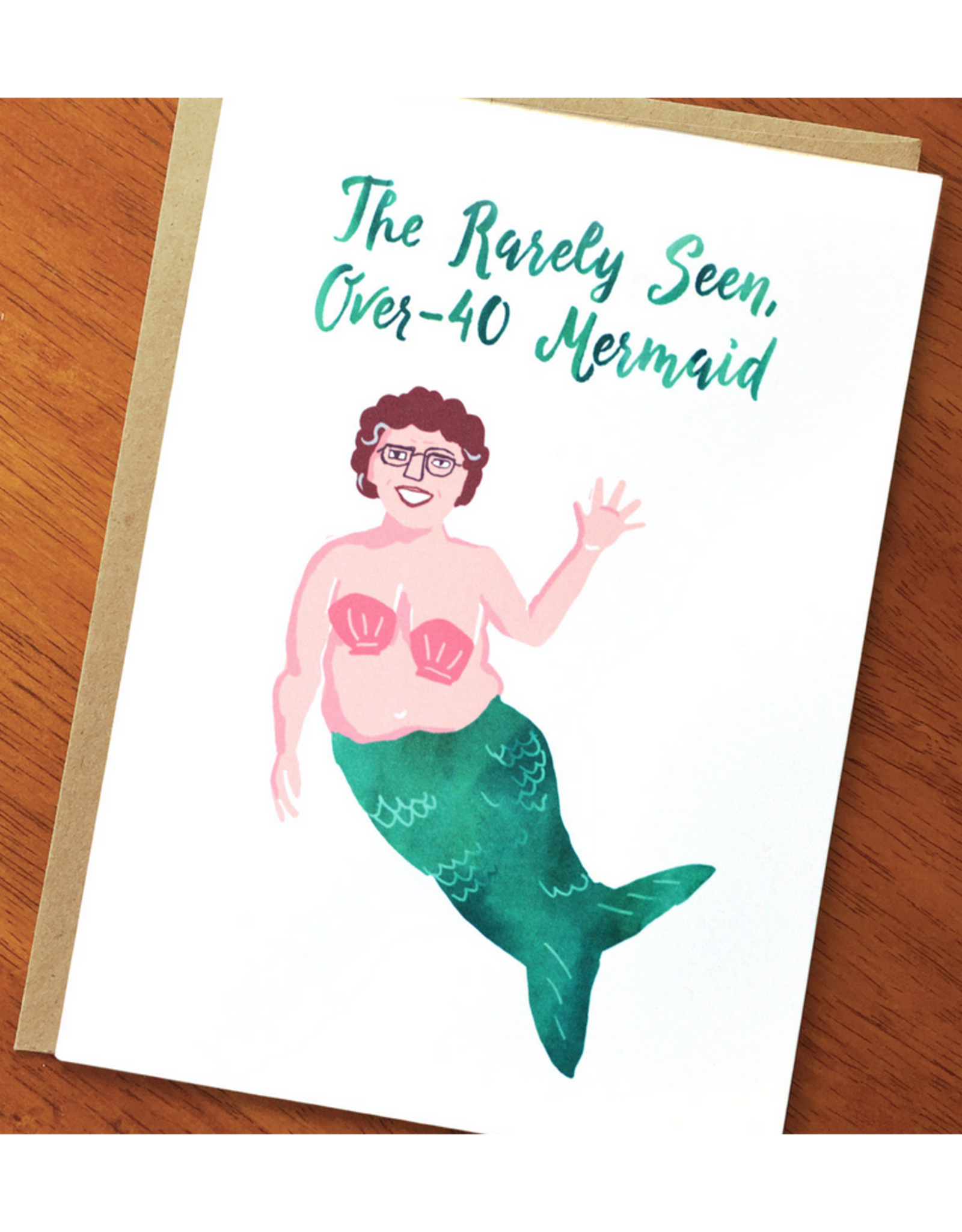 Over 40 Mermaid Greeting Card